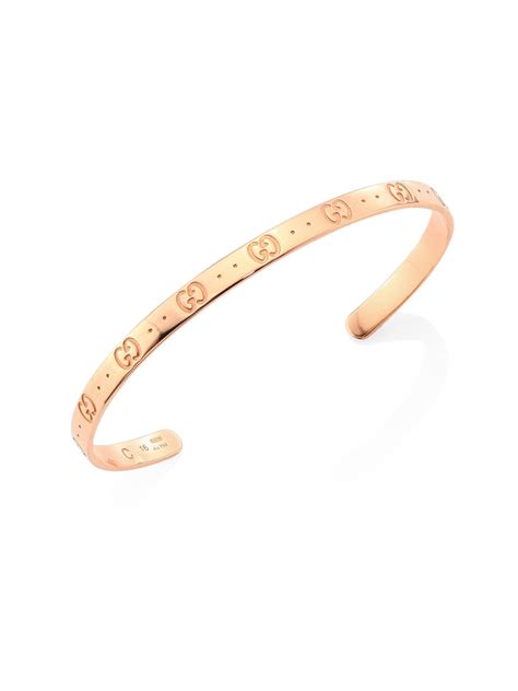 gucci rose gold bangle|More.